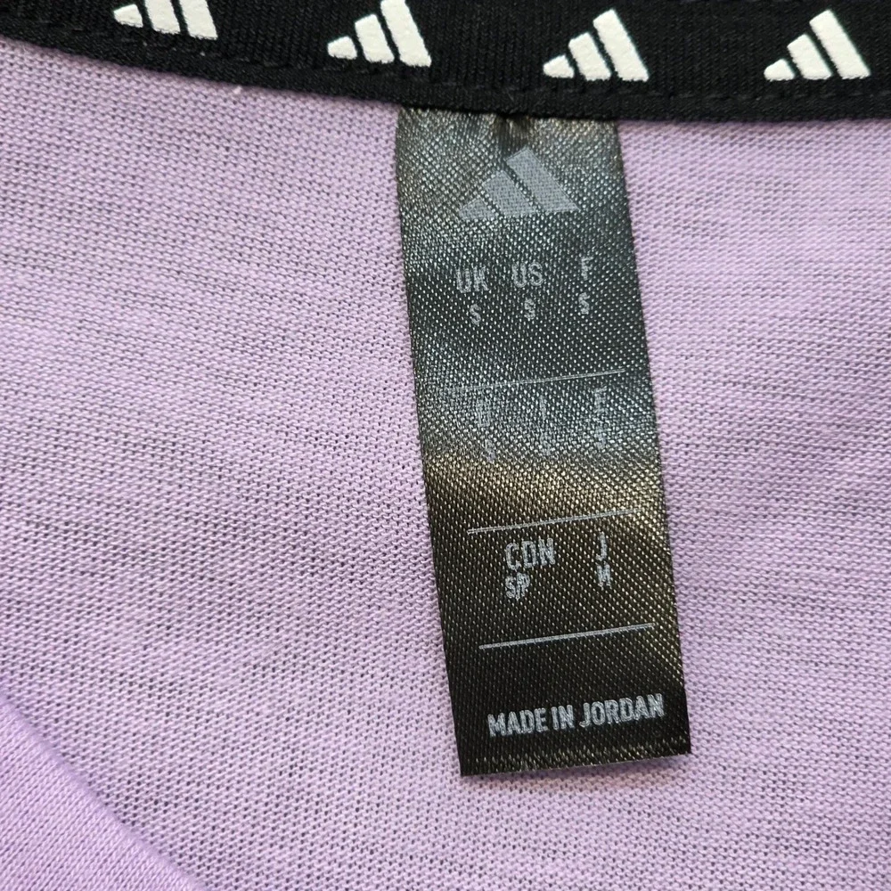 Adidas Aeroready Short Sleeve Running Shirt Men's S Purple Moisture Wicking New